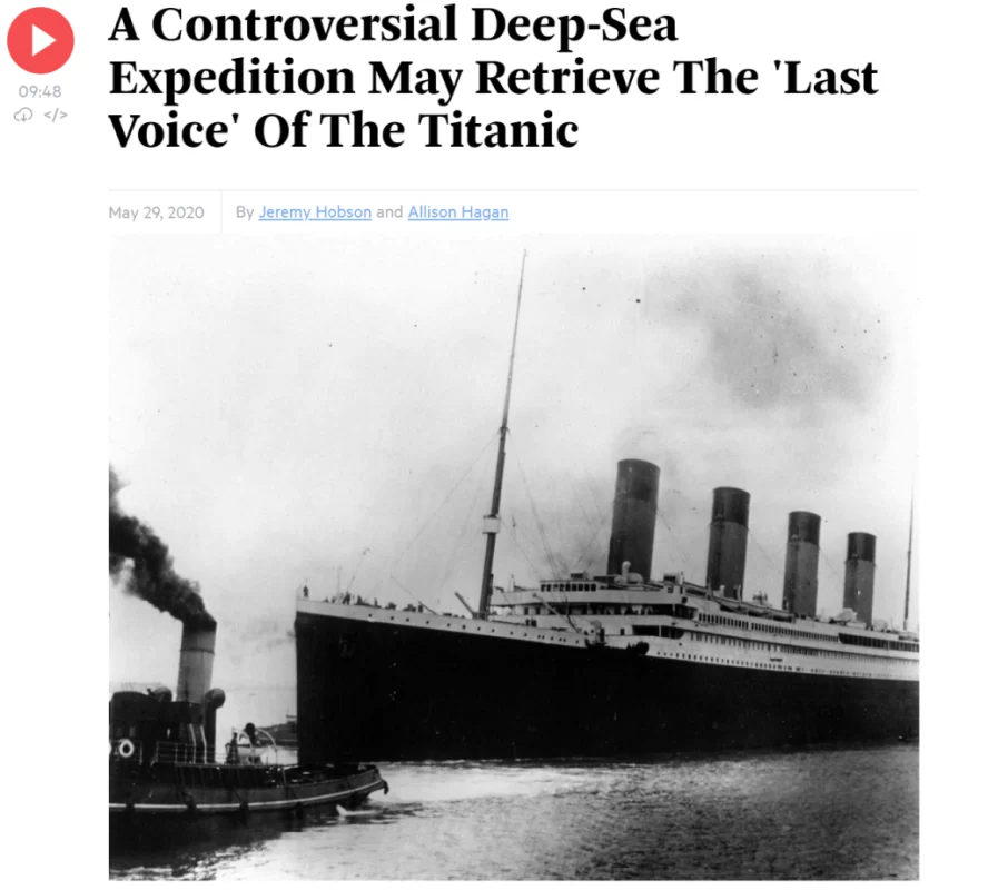Titanic last voice 